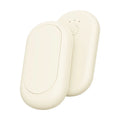 Chauffe-mains magnétique 2-en-1 beige
