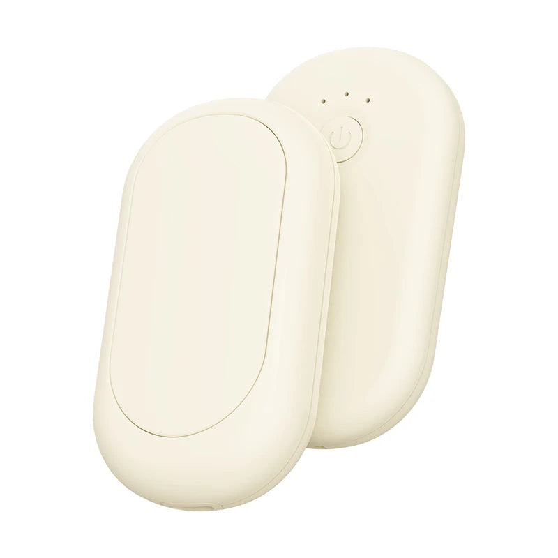 Chauffe-mains magnétique 2-en-1 beige